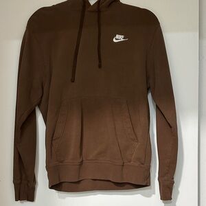 Nike Chocolate Brown Hoodie for Men